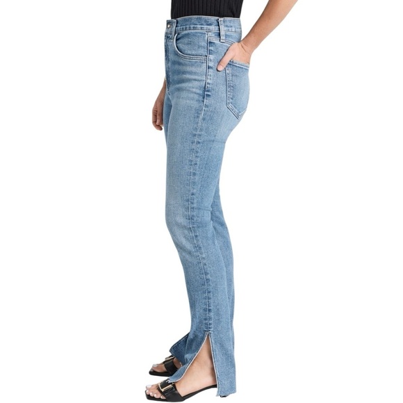 Favorite Daughter Petite Valentina Shortie Super High Rise Cigarette Jeans 24 - Picture 4 of 9